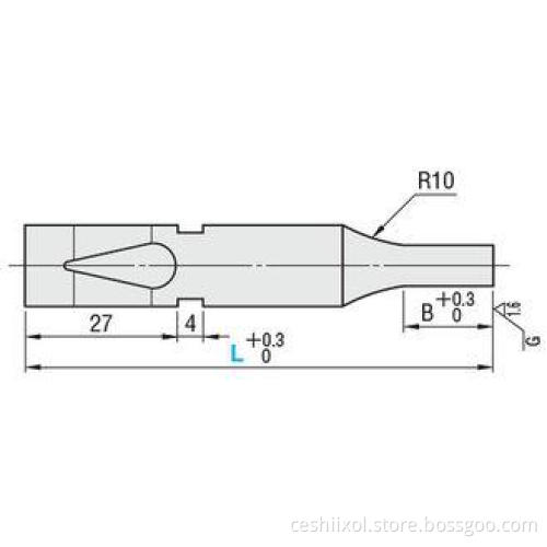 Wrench Flat SKD11 Ball Lock Punches Light Load Type Dies Pu